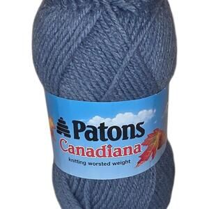 Patons Canadiana Worsted Weight Acrylic Yarn - Blue